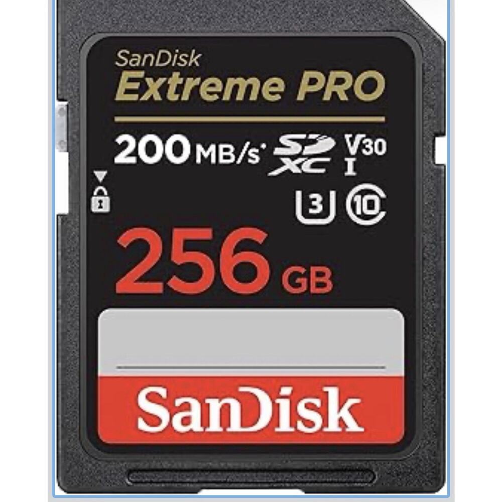 SANDISK 256GB Extreme PRO SDXC UHS-I Memory Card - C10, Inside Plastic Sealed